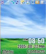 Thuraya SG-2520 screenshot