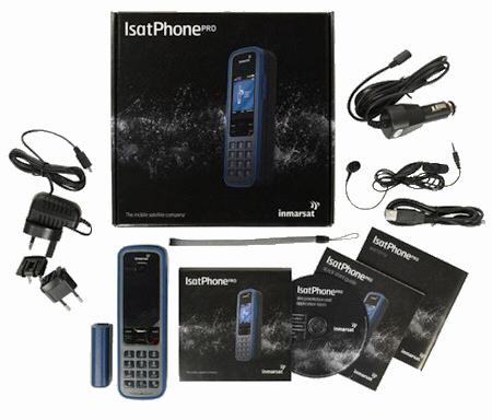 Комплект поставки IsatPhone Pro