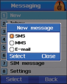 SMS setup